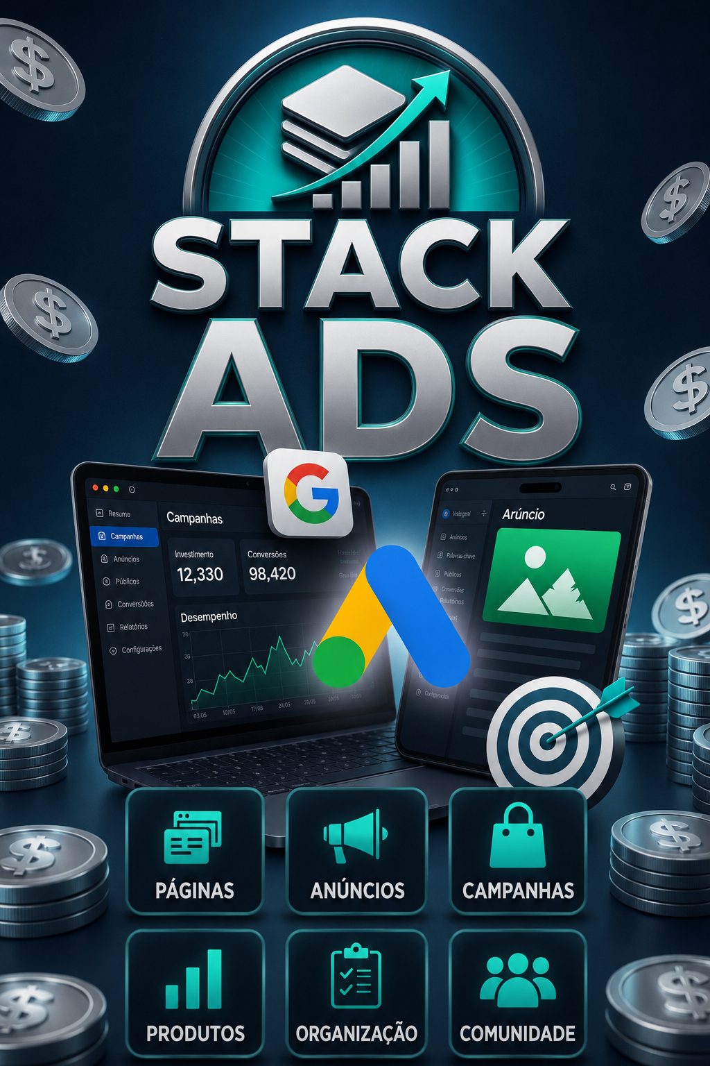 StackAds — central completa pra afiliado internacional
